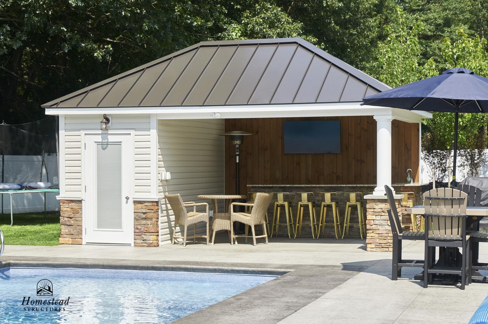 Eshoo Pool House in Saratoga Springs, NY Homestead Structures